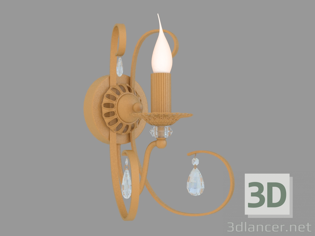 modello 3D Sconce Dauphin (1221-1W) - anteprima