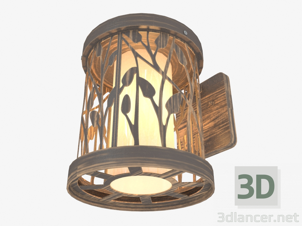 3D Modell Straßenwandlampe Lagra (2287 1W) - Vorschau