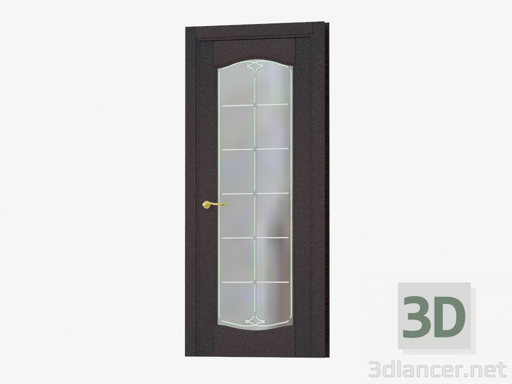 3d модель Дверь межкомнатная (ХХХ.55T) – превью