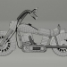 3d Мотоцикл модель купить - ракурс
