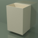 3D modeli Duvara monte lavabo (03UN36303, Bone C39, L 60, P 50, H 85 cm) - önizleme
