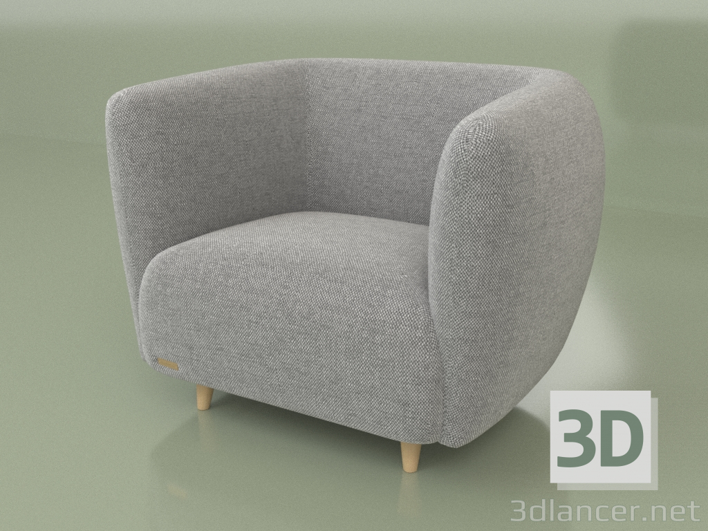 3D Modell Sessel Kyoto - Vorschau