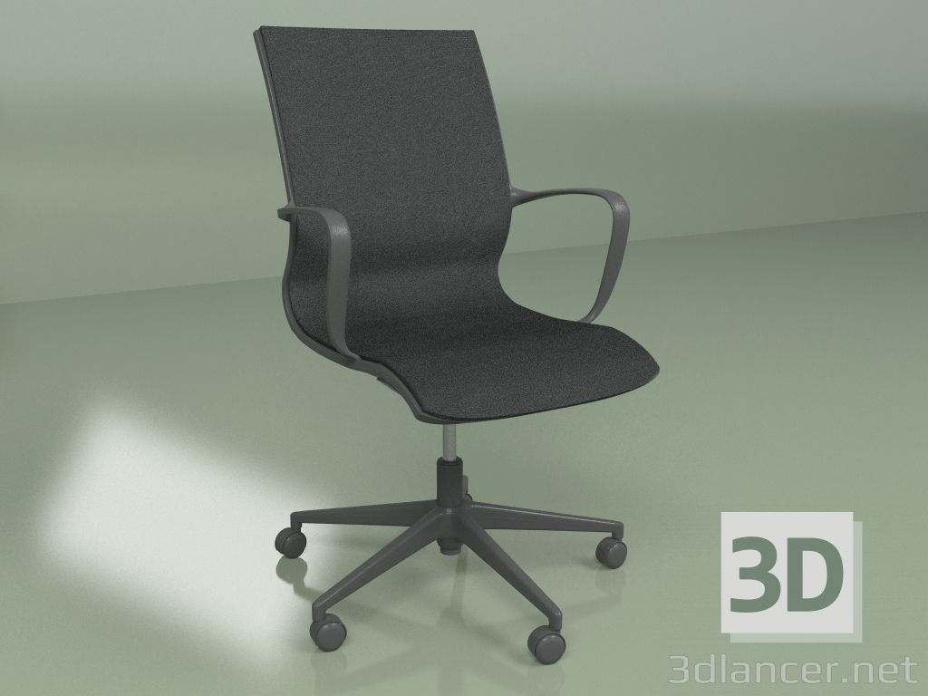 Modelo 3d Cadeira de escritório Vigo (cinza) - preview
