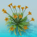 3d модель Лилейник сортовой цветущий – превью
