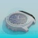 3D Modell Armbanduhr, ohne Band - Vorschau