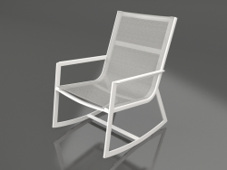 Chaise à bascule (Blanc)