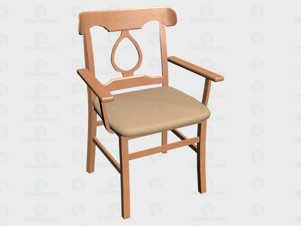 3D Modell Stuhl (b4060) - Vorschau