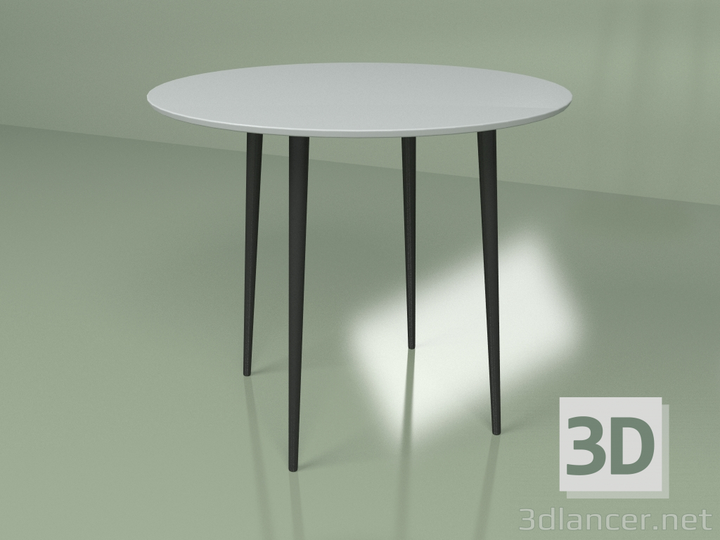3D Modell Küchentisch Sputnik 90 cm (hellgrau) - Vorschau