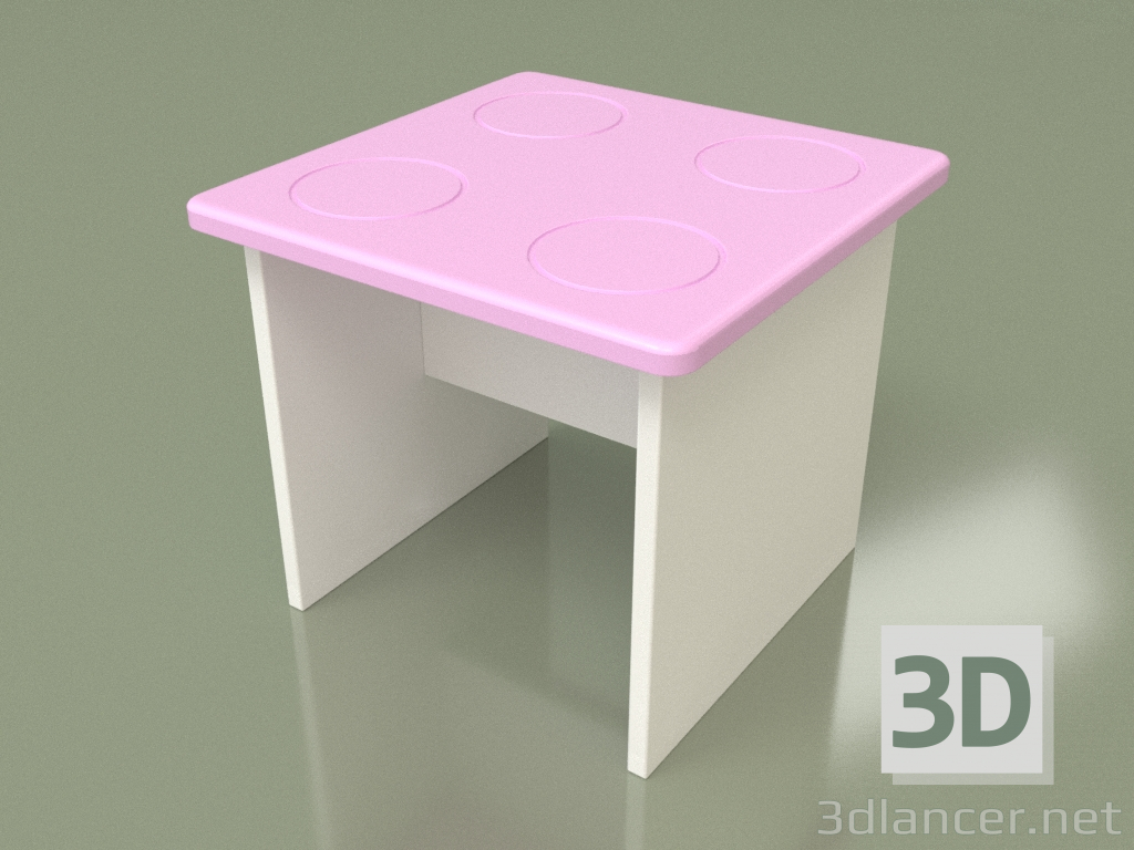 3d model Children's stool (Iris) - preview