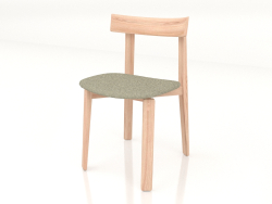Chair Nora upholstered in fabric (light)