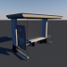 3d Bus stop Low-poly 3D model модель купити - зображення