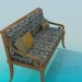 3d model Bench seat - preview