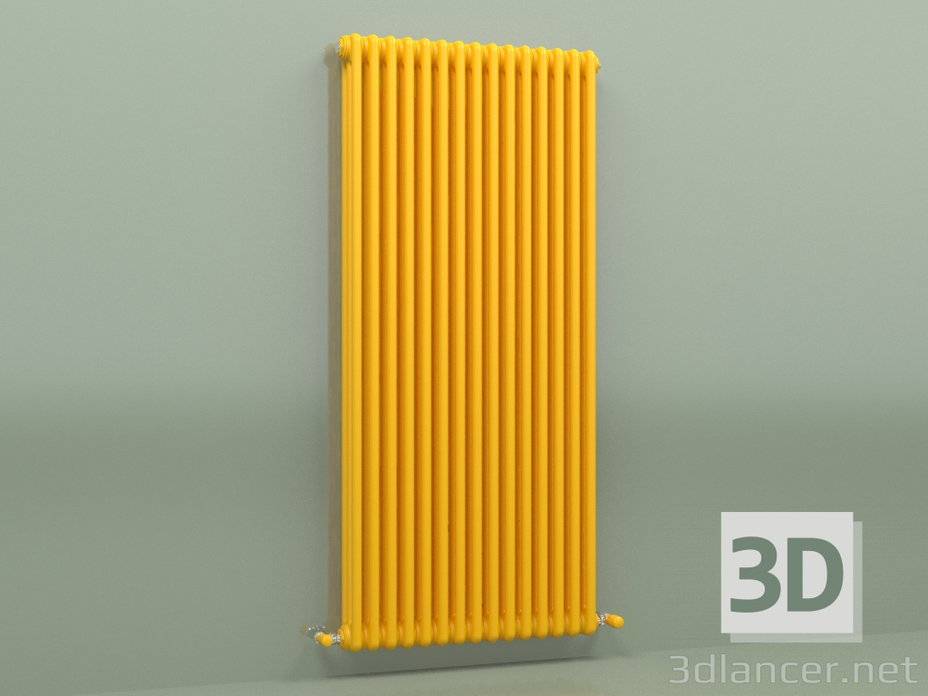 modello 3D Radiatore TESI 3 (H 1500 15EL, giallo melone - RAL 1028) - anteprima