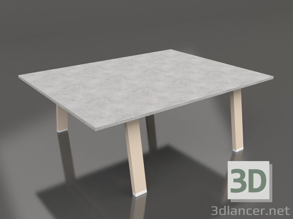 3d model Coffee table 90 (Sand, DEKTON) - preview