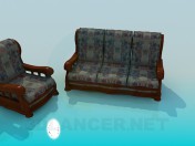 Armchair and Sofa