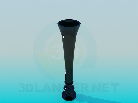 3d model A narrow vase for flower - preview