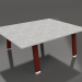 3d model Coffee table 90 (Wine red, DEKTON) - preview