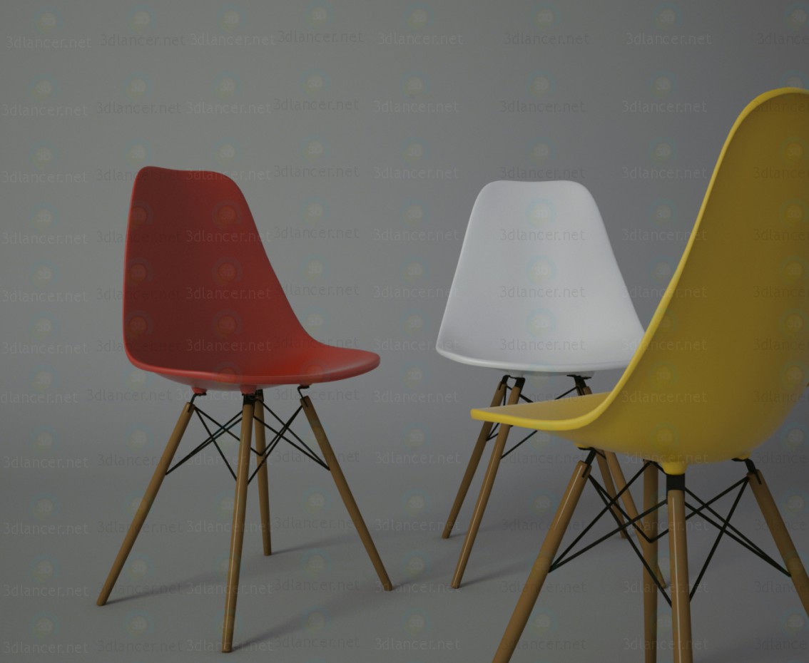 3d Еймс стілець модель купити - зображення