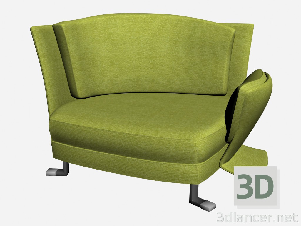 3D Modell Regency Sessel 1 - Vorschau