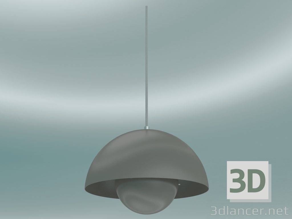 3D modeli Sarkıt Saksı (VP1, Ø23cm, H 16cm, Gri Bej) - önizleme