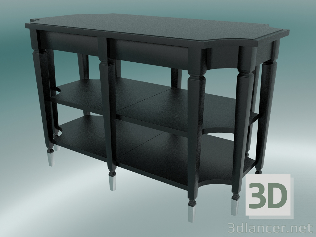 modèle 3D Table basse Dresde (Noir) - preview