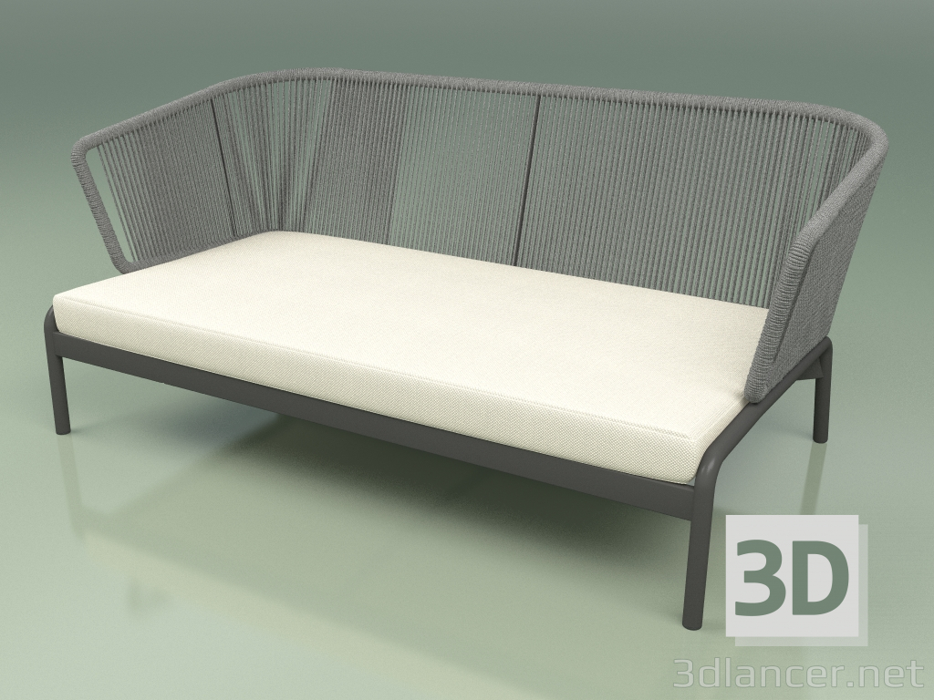 3D Modell Sofa 002 (Kordel 7mm Grau) - Vorschau