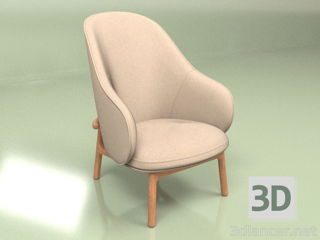 3D Modell Sessel Norte - Vorschau