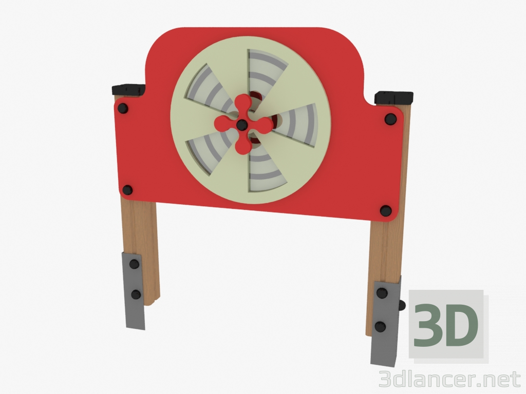 3d модель Ігрова панель Спіраль (4016) – превью