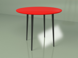 Mesa de cocina Sputnik 90 cm (rojo)