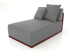 Sofa module section 5 (Wine red)