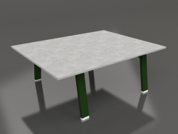 Mesa de centro 90 (verde garrafa, DEKTON)