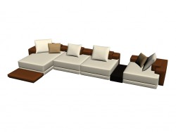 Composición de sofá Domino 2