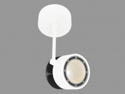 Накладний поворотний світлодіодний світильник (DL18602_01WW-R)