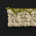 Modelo 3d Conceito de parede de rocha 3D com baixo poli - preview