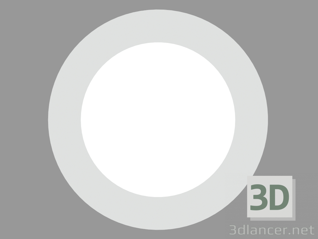 3d model Recessed downlight MEGARING h. 200mm (S4994) - preview