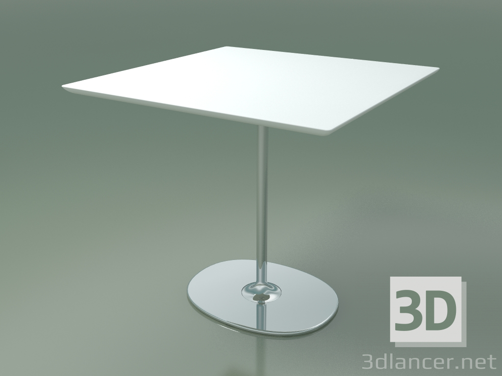 3D Modell Quadratischer Tisch 0696 (H 74 - 79 x 79 cm, F01, CRO) - Vorschau