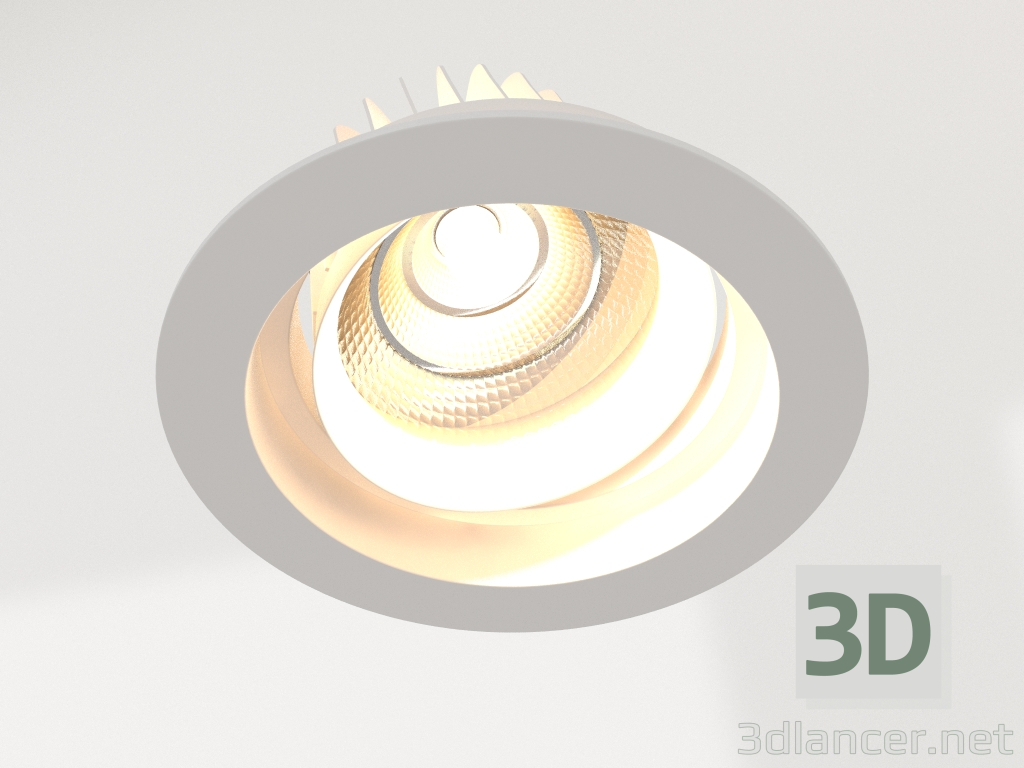 modello 3D Lampada LED LTD-140WH 25W - anteprima