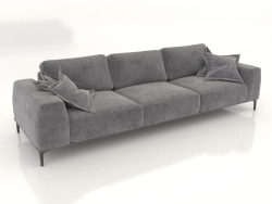 Gerades dreiteiliges Sofa CLOUD (Polstervariante 3)