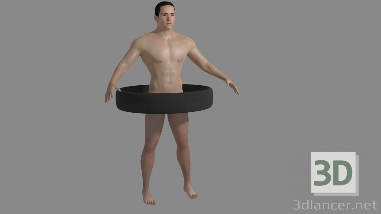 3D İnsan modeli satın - render