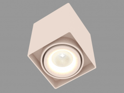 LED lampe de faux plafond (DL18610_01WW-SQ Champagne)
