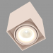 modèle 3D LED lampe de faux plafond (DL18610_01WW-SQ Champagne) - preview