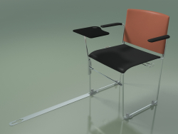 Stapelbarer Stuhl mit Armlehnen und Zubehör 6603 (Polypropylen Rost mit zweiter Farbe, CRO)