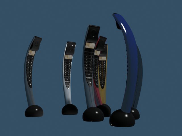 3d model Teléfono del futuro arco - vista previa