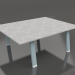 3d model Coffee table 90 (Blue gray, DEKTON) - preview