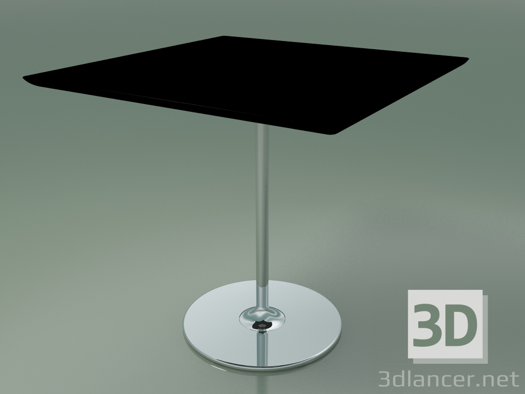 modello 3D Tavolo quadrato 0697 (H 74 - 79x79 cm, F02, CRO) - anteprima
