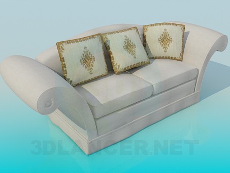 Modelo 3d Sofá confortável - preview