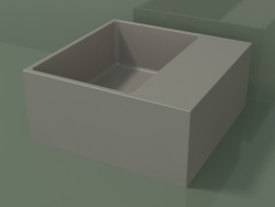 Countertop washbasin (01UN11102, Clay C37, L 36, P 36, H 16 cm)