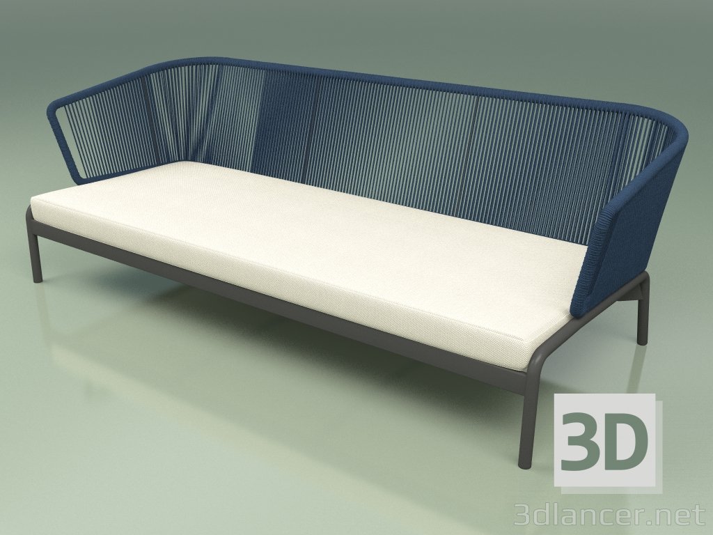3D Modell Sofa 003 (Kordel 7mm Blau) - Vorschau
