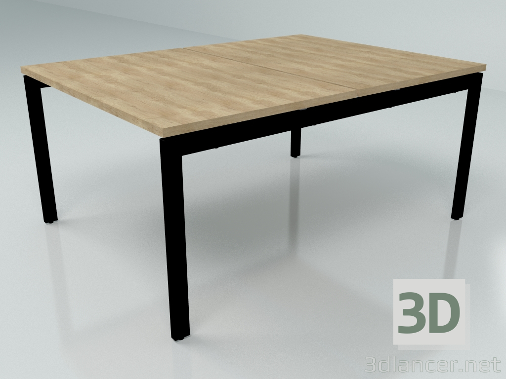 modèle 3D Table de travail Ogi U Bench Slide BOU32 (1200x1610) - preview