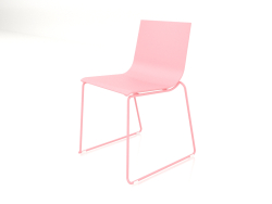Dining chair model 1 (Pink)